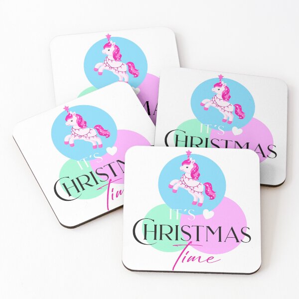 Item preview, It's Unicorn Christmas Time designed and sold by ajkbilder.