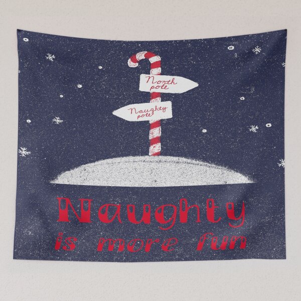 Item preview, North Pole or Naughty Pole - Naughty Is More Fun designed and sold by molamode.