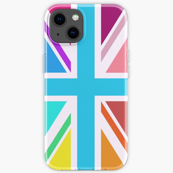Union Jack/Flag Design Multicoloured iPhone Soft Case
