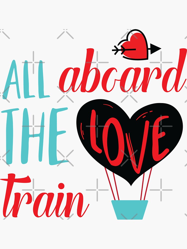 train valentines day shirt