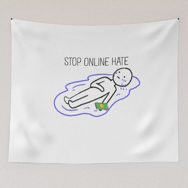 Item preview, STOP ONLINE HATE designed and sold by DiscoVibes.