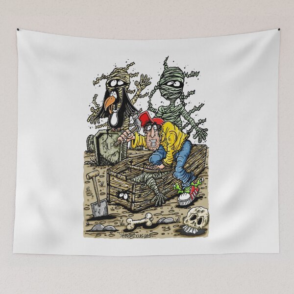Item preview, Nailing in the Mummy! designed and sold by bobtheartman.