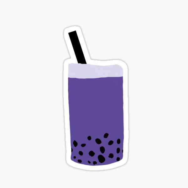 Vista previa del artículo con la obra «Té de Taro Boba», diseñado y vendido por eevee135.