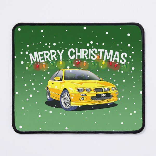 Item preview, Yellow MG ZR Car Christmas Greeting Card designed and sold by Webazoot Industries - Car Art.