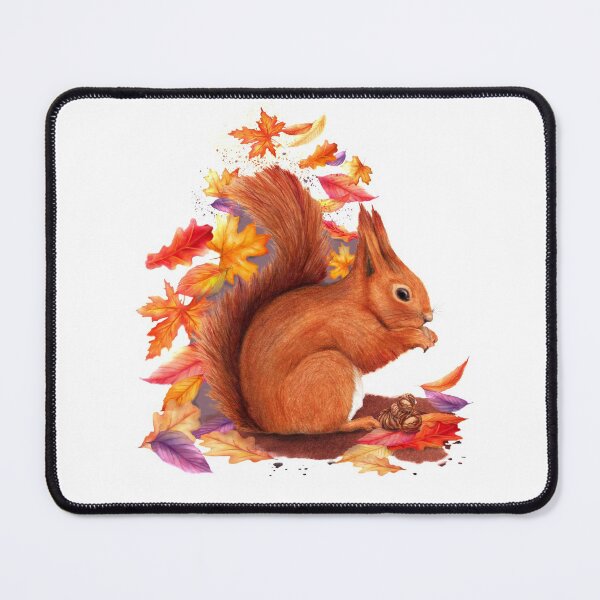 Item preview, Cute Red Squirrel Watercolour designed and sold by AmandaDilworth.