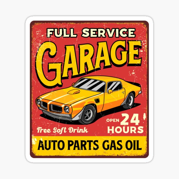 Item preview, Full-Service-Garage designed and sold by pnkpopcorn.