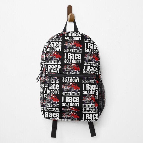 Item preview, I Race So I Don't Choke People Funny Drag Racing Muscle Car designed and sold by CharJens.