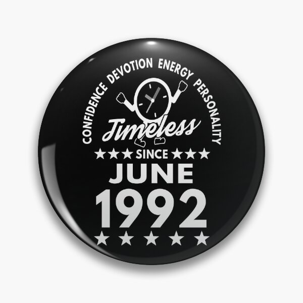 Item preview, June Birthday Timeless Person -1992 - White Text designed and sold by MoonsmileProd.