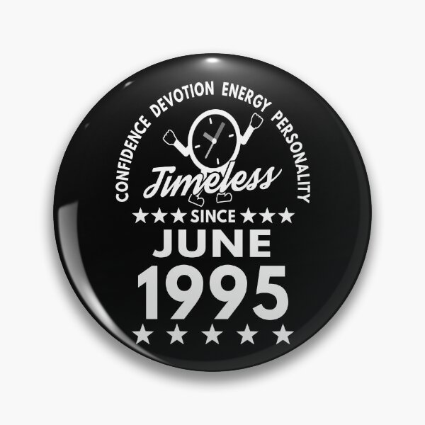 Item preview, June Birthday Timeless Person -1995 - White Text designed and sold by MoonsmileProd.