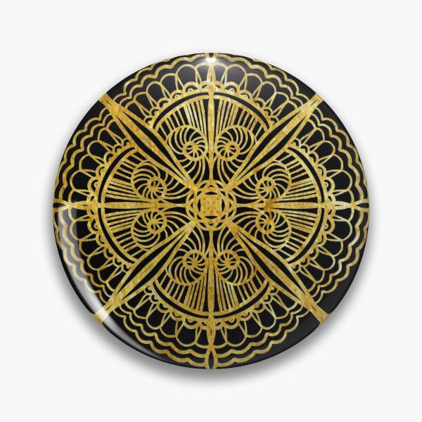 Item preview, gold pattern flower inspired magic book   designed and sold by tenkenryujin.