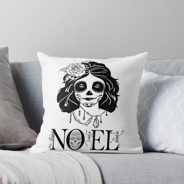 Item preview, Sugar Skull Lovely Shares Christmas NOEL Greeting designed and sold by BadaBlingLtd21.