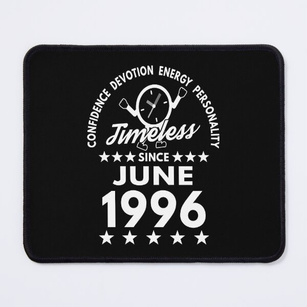 Item preview, June Birthday Timeless Person -1996 - White Text designed and sold by MoonsmileProd.