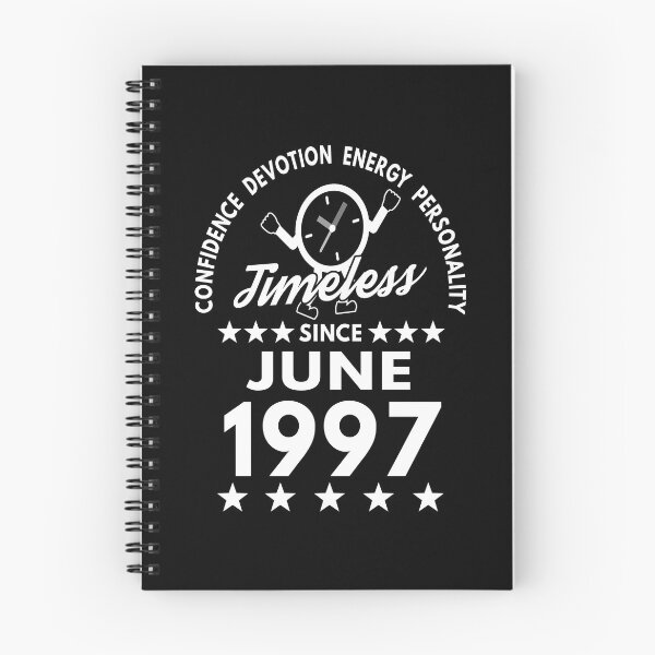 Item preview, June Birthday Timeless Person -1997 - White Text designed and sold by MoonsmileProd.