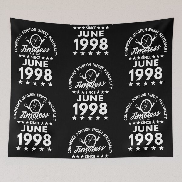 Item preview, June Birthday Timeless Person -1998 - White Text designed and sold by MoonsmileProd.