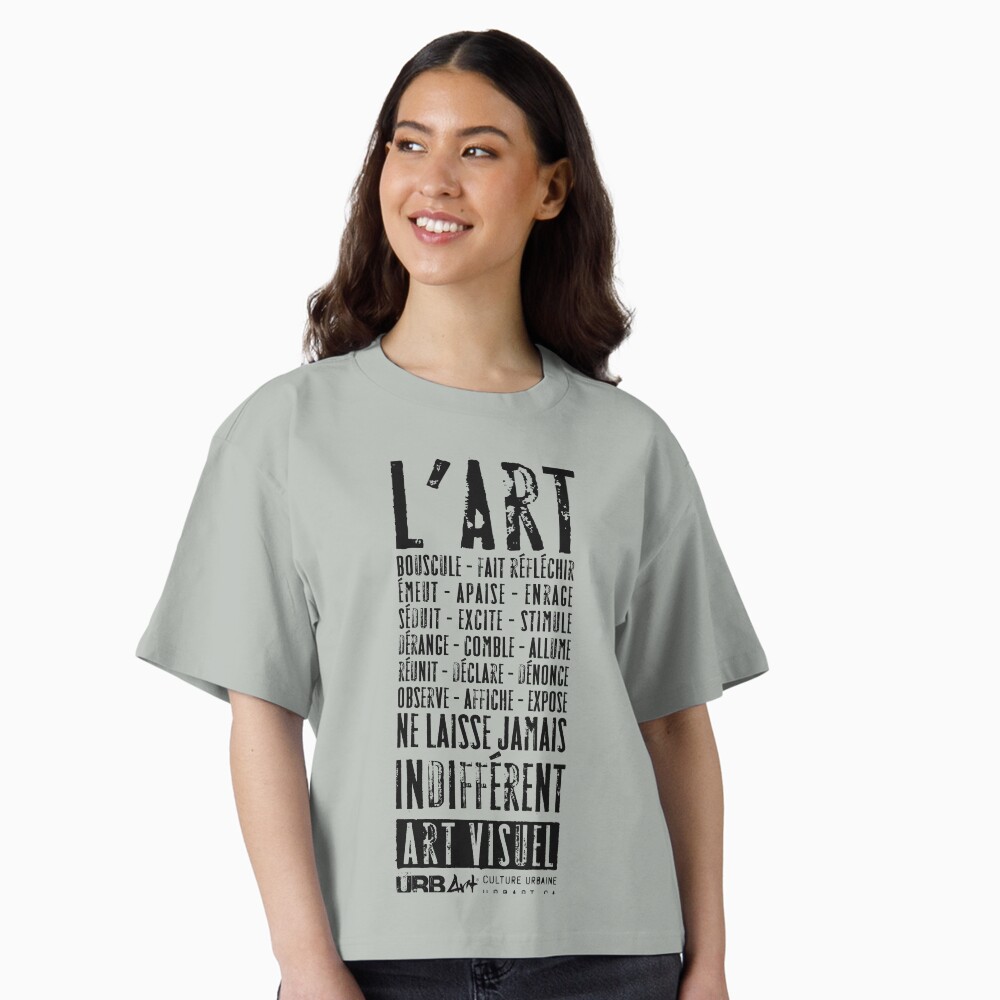 Aperçu de l'œuvre T-shirt boxy créée et vendue par UrbArt.