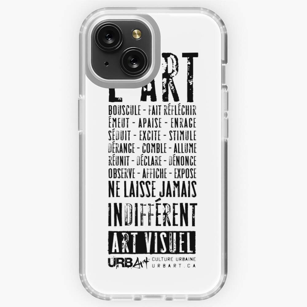 Aperçu de l'œuvre Coque souple iPhone créée et vendue par UrbArt.