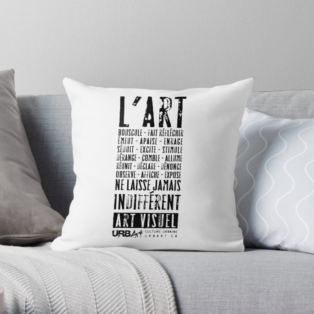 Aperçu de l'œuvre Coussin créée et vendue par UrbArt.