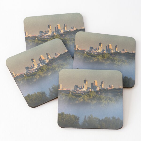 Item preview, Minneapolis in the light of a cold foggy morning - designed and sold by FelCastro.
