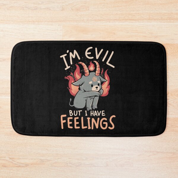 Item preview, Im Evil But I Have Feelings - Cute Funny Evil Creepy Baphomet Gift designed and sold by EduEly.