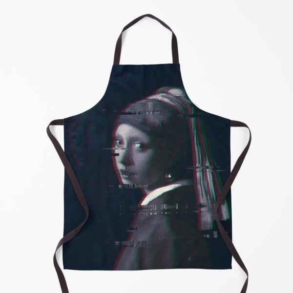 Item preview, Girl with a Pearl Earring Glitch Art designed and sold by Anderson Ferreira.