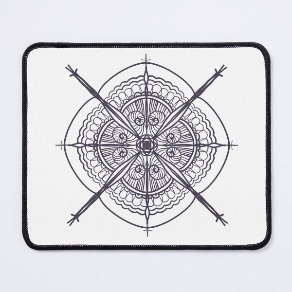 Item preview, dark pirple pattern flower inspired magic book  designed and sold by tenkenryujin.