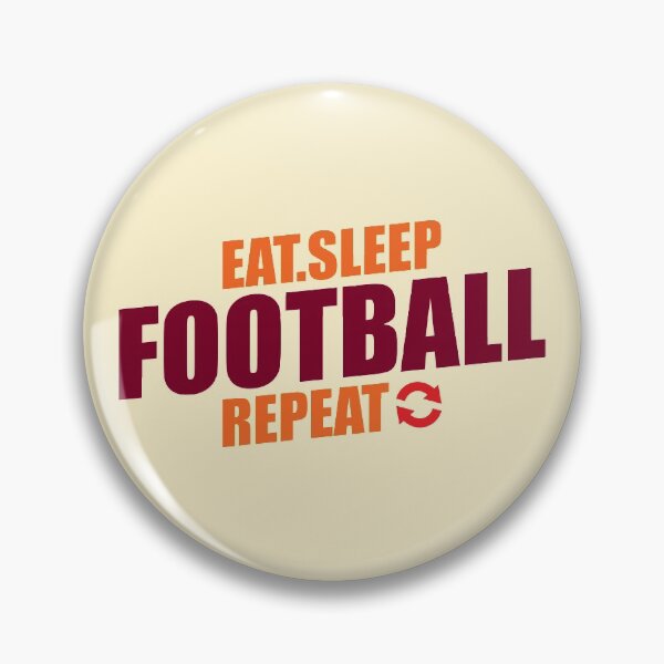 Item preview, Eat Sleep Football Repeat - Football Player Gift designed and sold by motivationaltee.