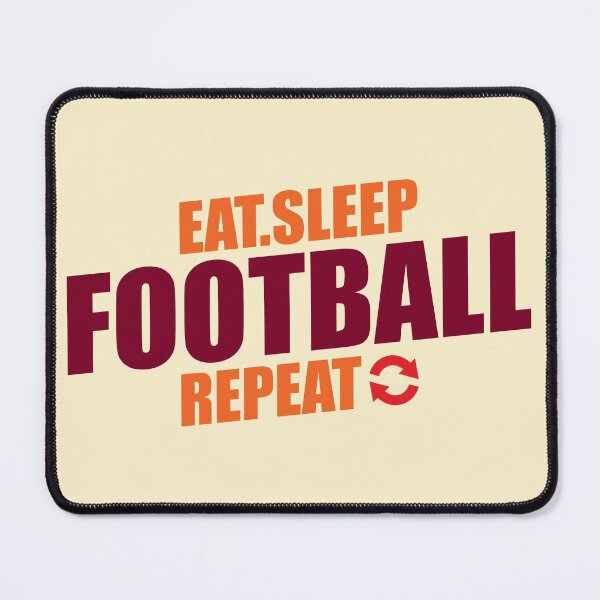 Item preview, Eat Sleep Football Repeat - Football Player Gift designed and sold by motivationaltee.