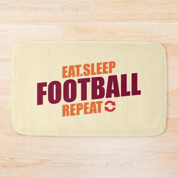 Item preview, Eat Sleep Football Repeat - Football Player Gift designed and sold by motivationaltee.