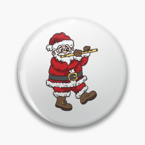 Item preview, Santa playing the Flute Recorder designed and sold by Moonpie90.