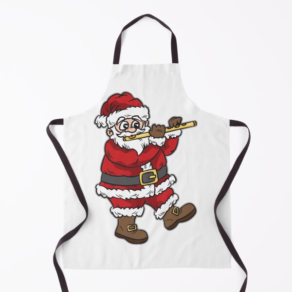 Item preview, Santa playing the Flute Recorder designed and sold by Moonpie90.