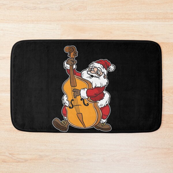 Item preview, Santa playing the Double Bass Player Musician designed and sold by Moonpie90.
