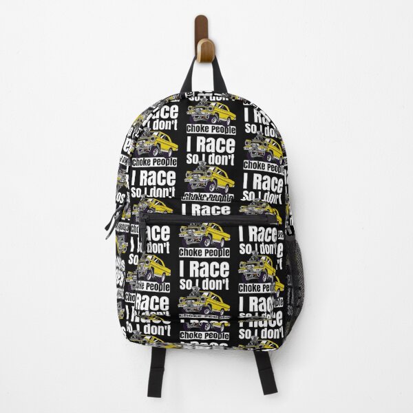 Item preview, I Race So I Don't Choke People Funny Drag Racing Muscle Car designed and sold by CharJens.