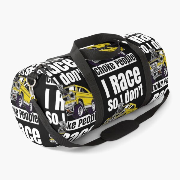 Item preview, I Race So I Don't Choke People Funny Drag Racing Muscle Car designed and sold by CharJens.