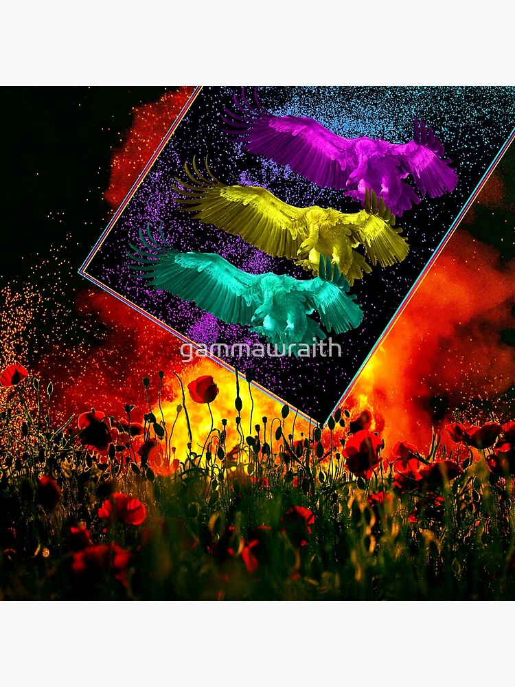 Scavenger or Savior - Neon Vultures by gammawraith