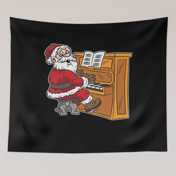 Item preview, Santa Playing the Piano designed and sold by Moonpie90.
