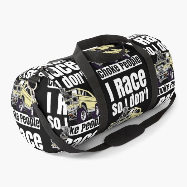 Item preview, I Race So I Don't Choke People Funny Drag Racing Muscle Car designed and sold by CharJens.
