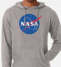 NASA Logo - Fleischbällchen - Vintage Distressed Leichter Hoodie