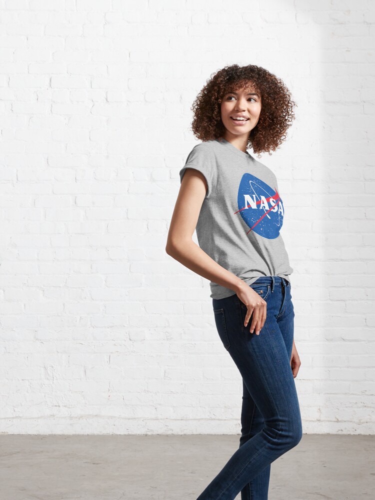 Alternate view of NASA Logo - Meatball - Vintage Distressed Classic T-Shirt