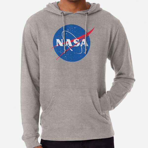 NASA Logo - Meatball - Vintage Distressed Lightweight Hoodie