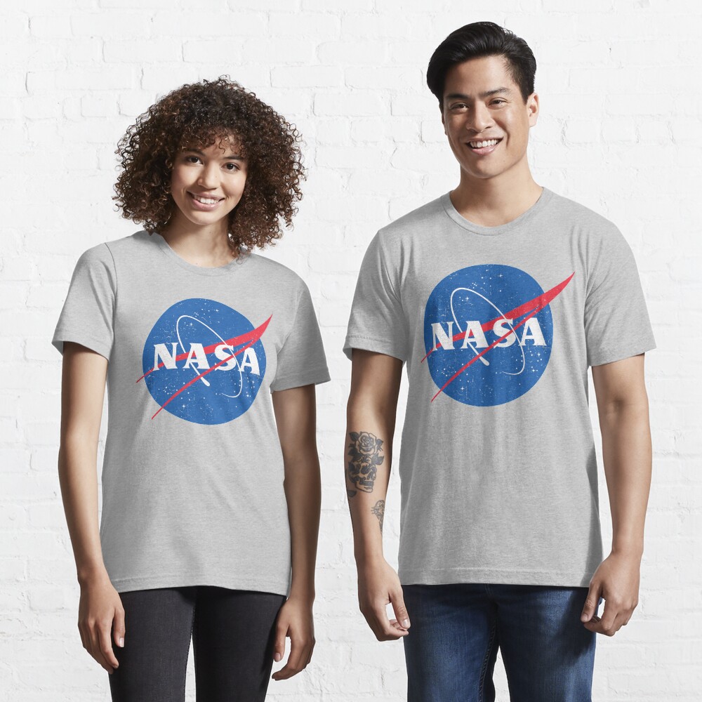 Nasa Logo Meatball Vintage Distressed T Shirt By Wishinginkwell Redbubble