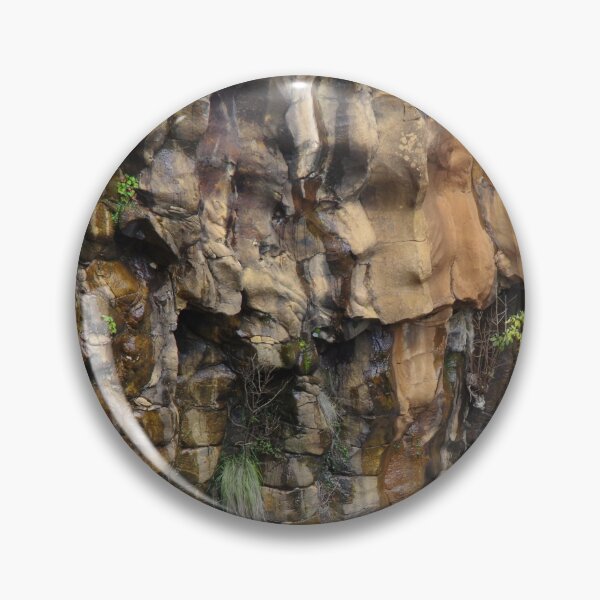 Item preview, Basalt Rockface At Trentham Falls,  Australia designed and sold by lezvee.
