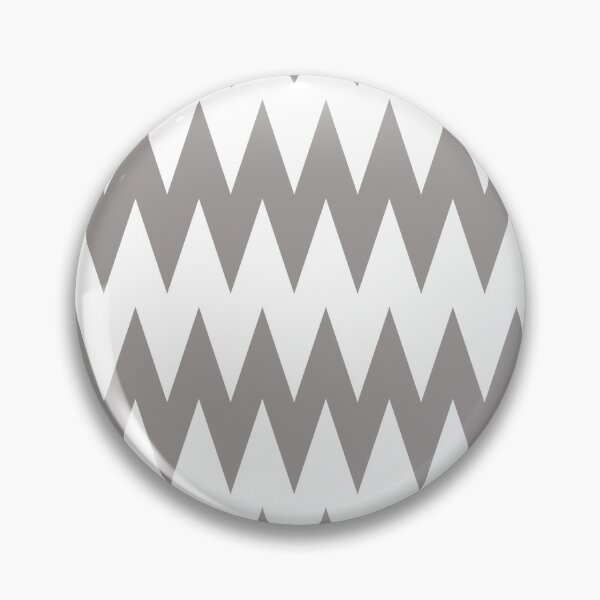 Item preview, Gray and White Zig Zag Horizontal Stripe Pattern Pairs Dulux 2022 Popular Colour Birch Root - Color Trends designed and sold by ColorOfTheYears.