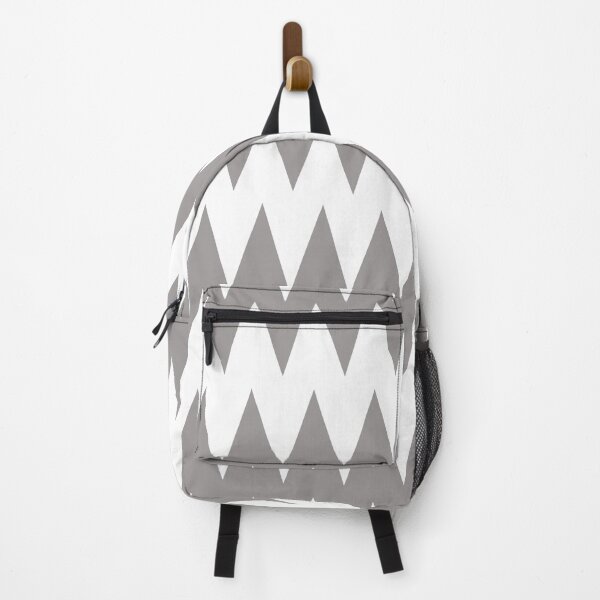 Item preview, Gray and White Zig Zag Horizontal Stripe Pattern Pairs Dulux 2022 Popular Colour Birch Root - Color Trends designed and sold by ColorOfTheYears.