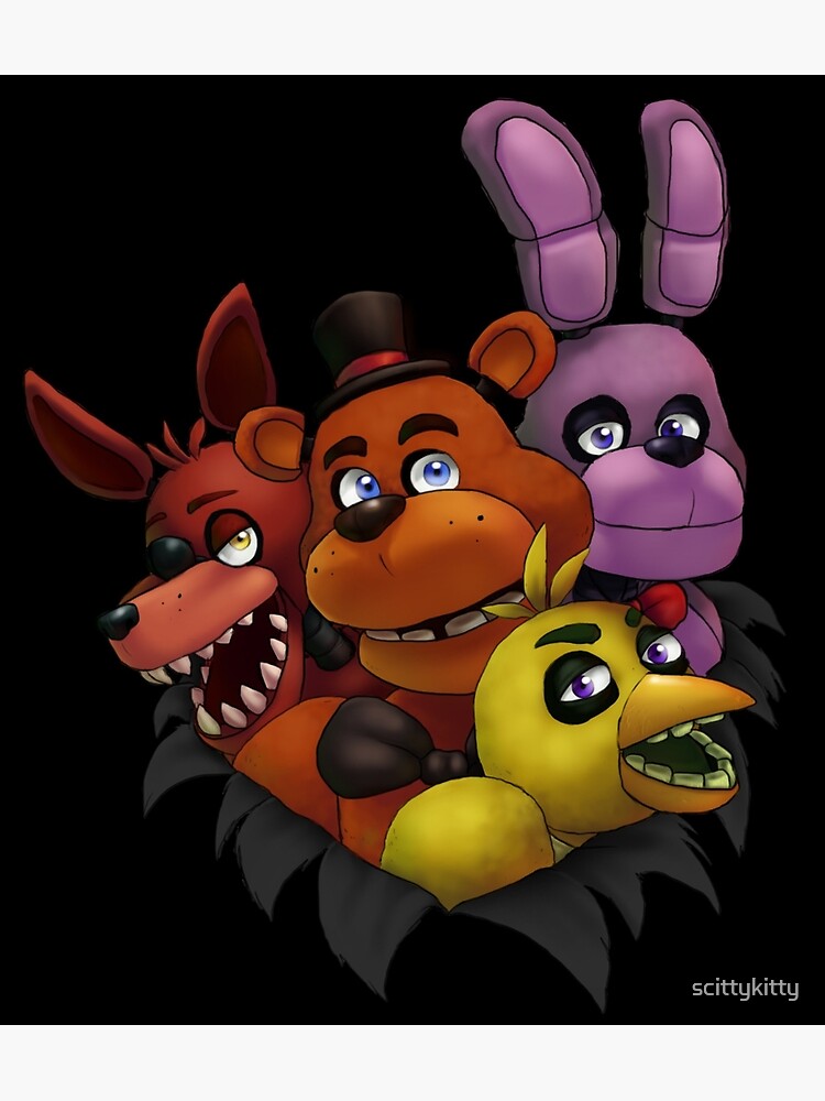 Five Nights at Freddy's 2 Magnet for Sale by scittykitty