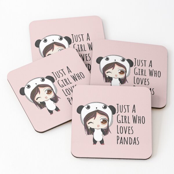 Item preview, Just A Girl Who Loves Pandas designed and sold by Nesro34.