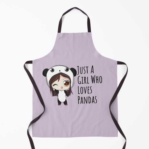 Item preview, Just A Girl Who Loves Pandas designed and sold by Nesro34.