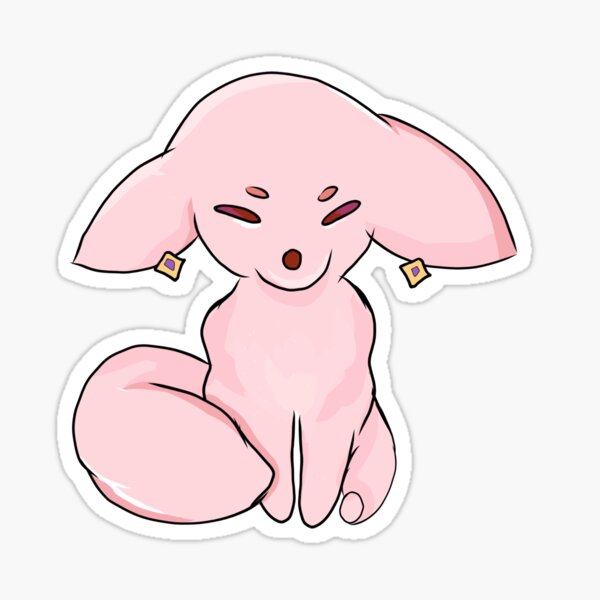 "yae miko (fox form) " Sticker for Sale by snkxwwe | Redbubble