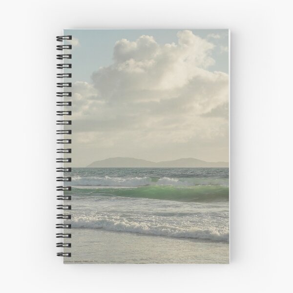 Item preview, Surfing Waves off Pacific Coast Beach designed and sold by soleilartco.