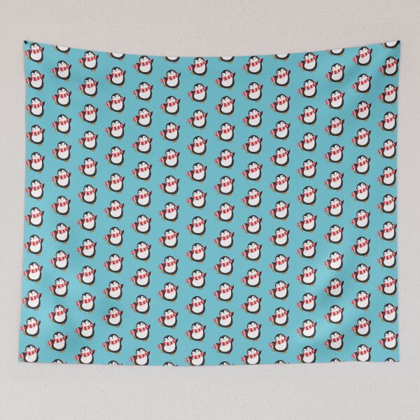 Item preview, Hello Winter Cute Penguin Pattern designed and sold by dass-art.