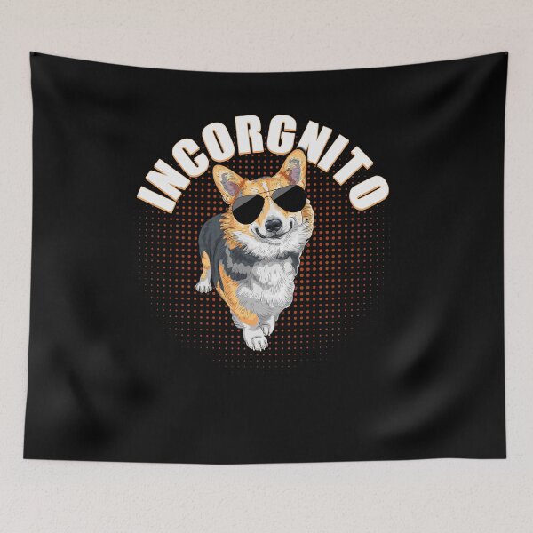 Item preview, Incorgnito Corgi Dog designed and sold by BLake77777.